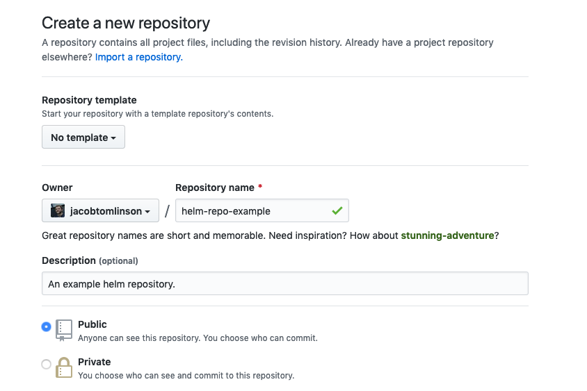 Creating a GitHub repo