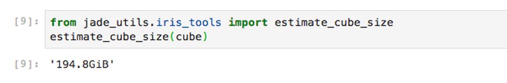 Cube size estimate for soil temperature at depth from UKV