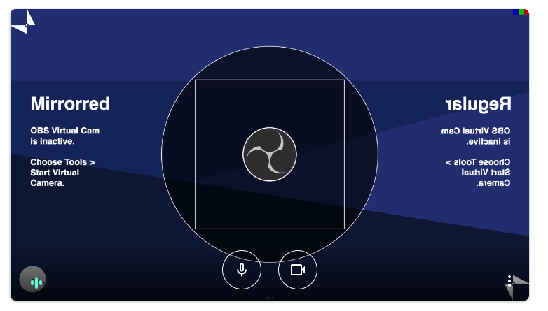 OBS Virtual Camera stopped