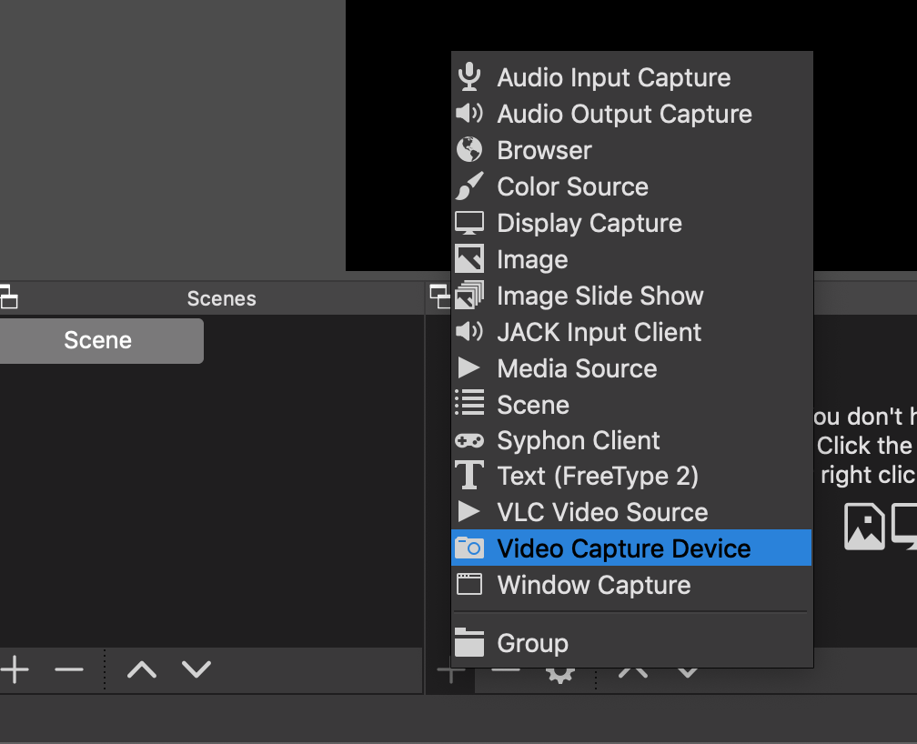 Add Video Capture Device