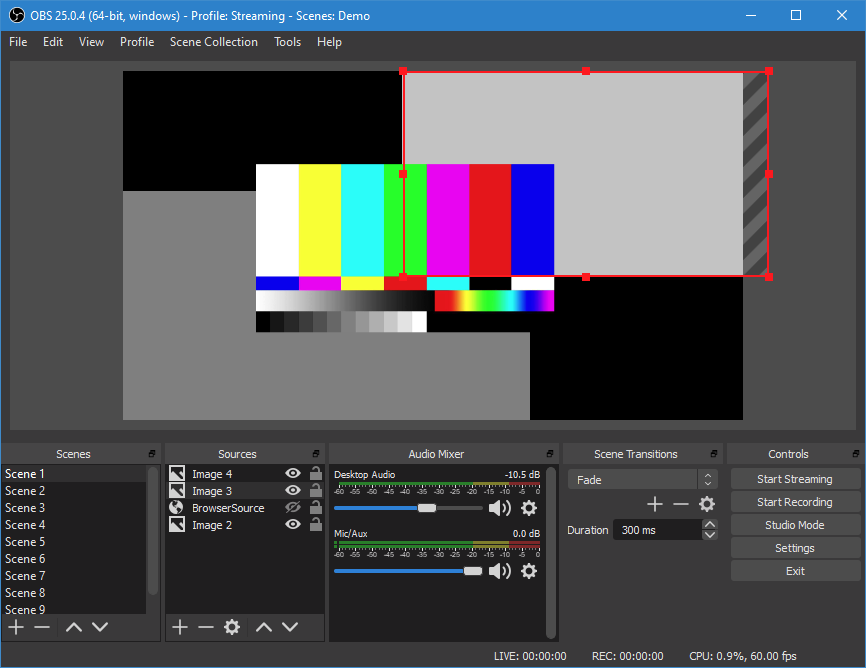 OBS Studio screenshot