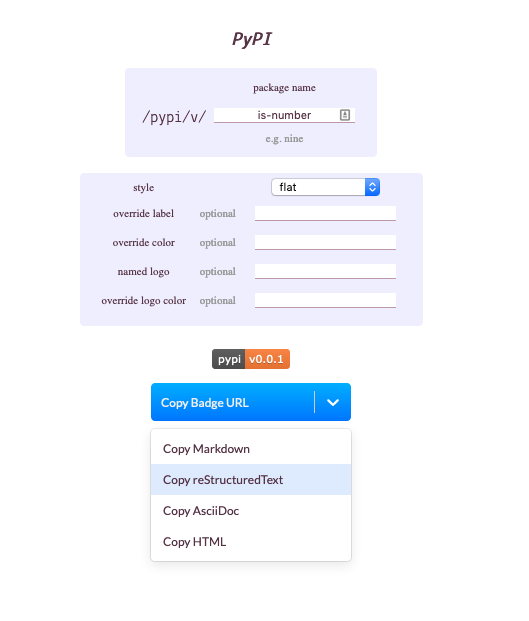 shields.io badge preview