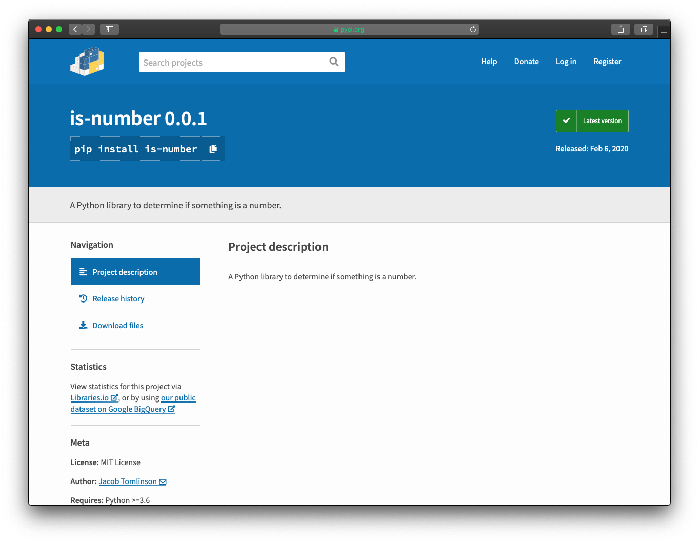 is-number on PyPI