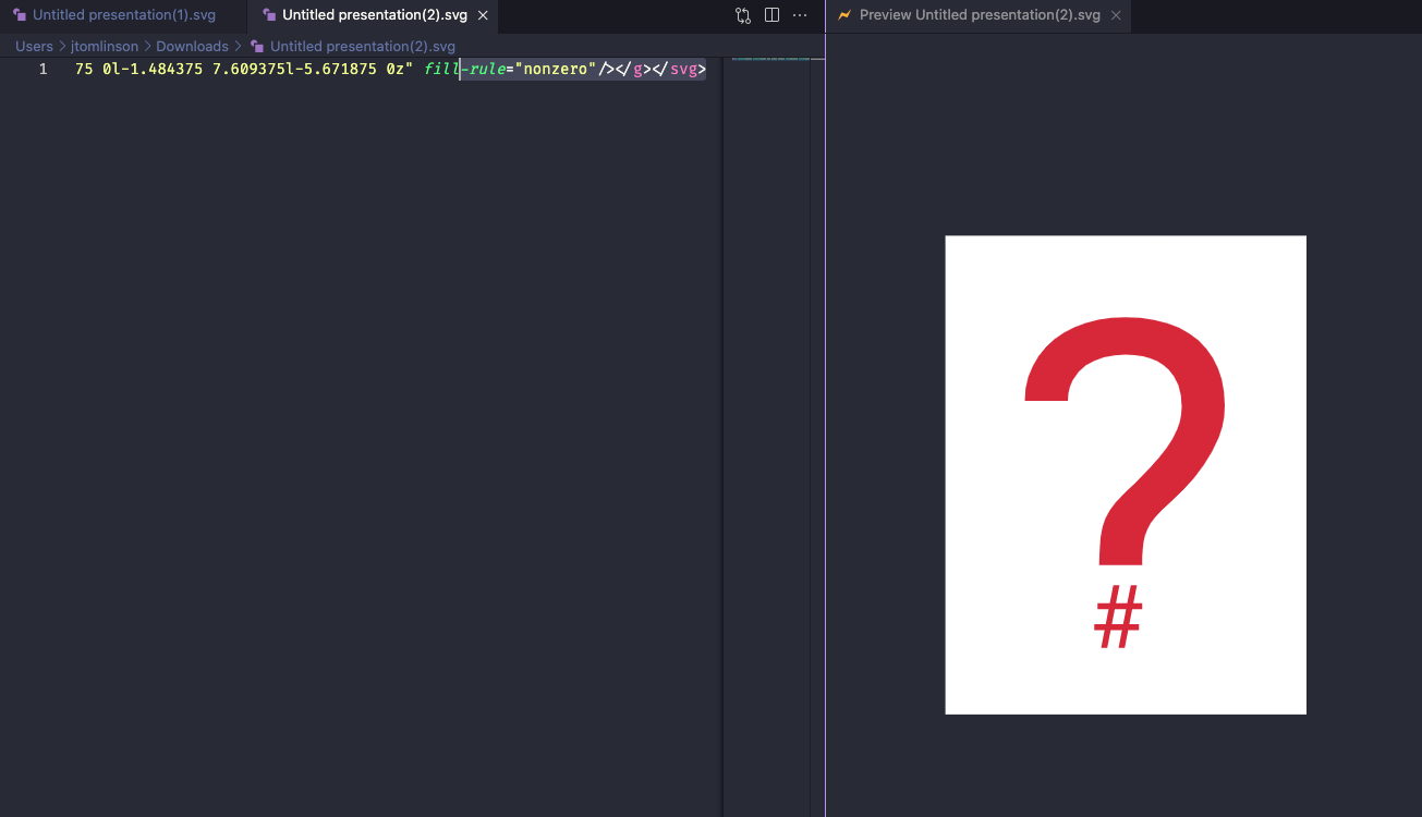 Editing the small logo