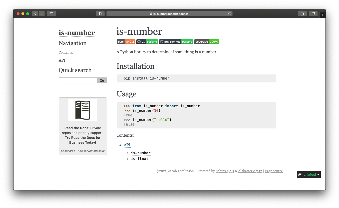 Our docs live on Read the Docs