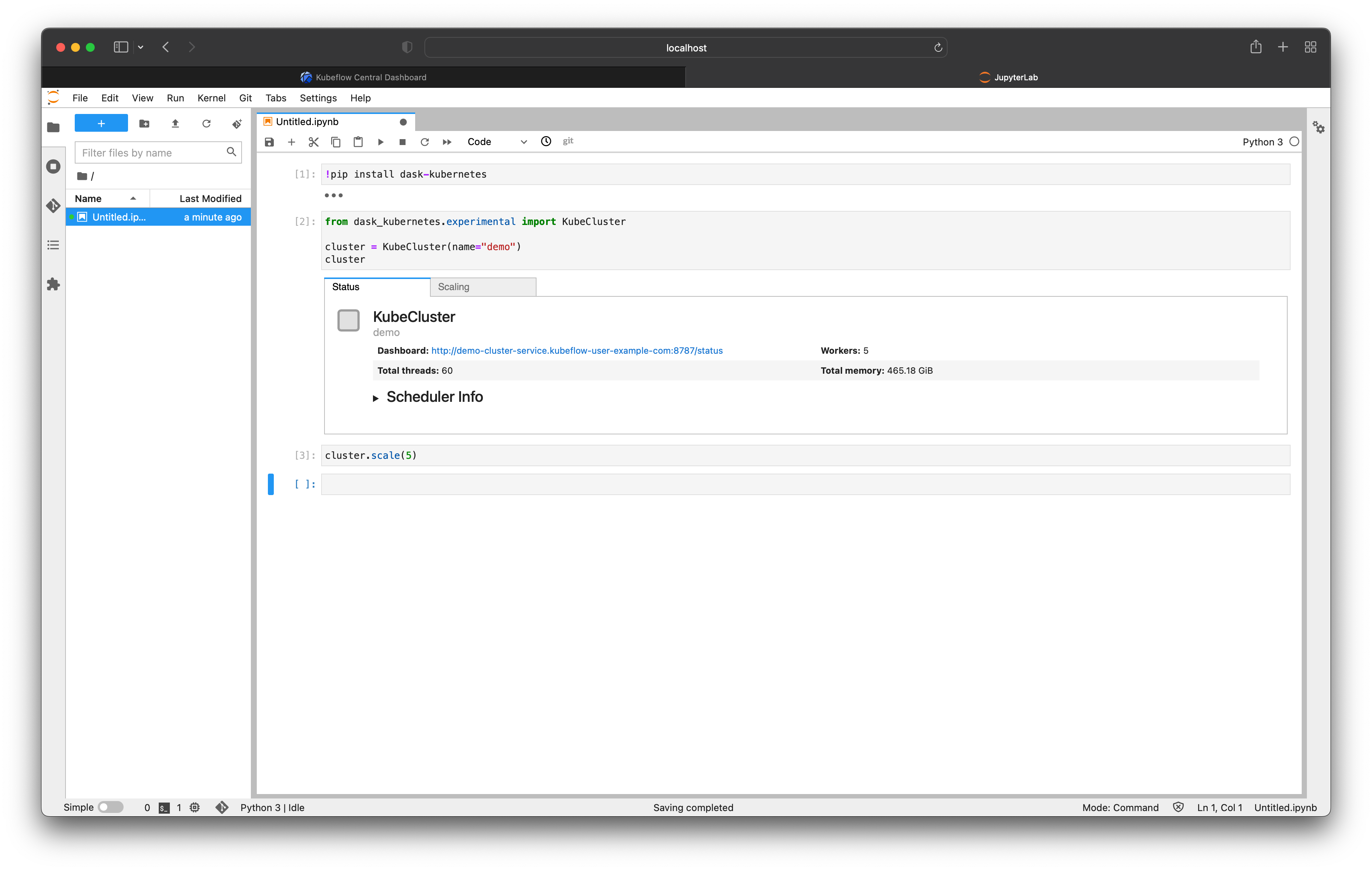 Scaling to 5 workers